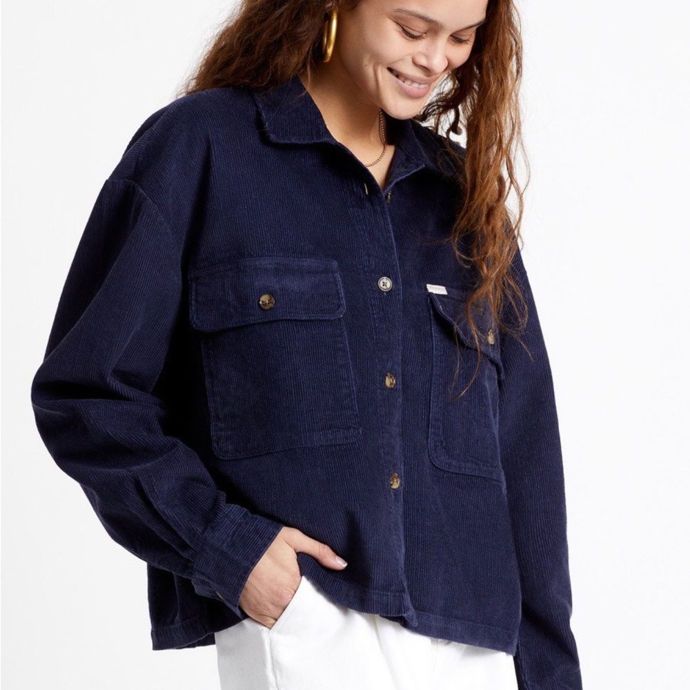 Brixton Womens Bowery Corduroy Jacket, Size L - Picture 3 of 3